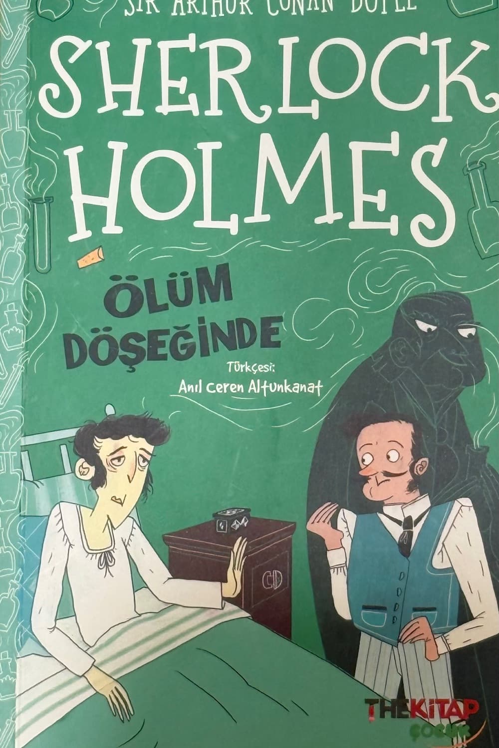 Sherlock Holmes ölüm döşeğinde kapak görseli